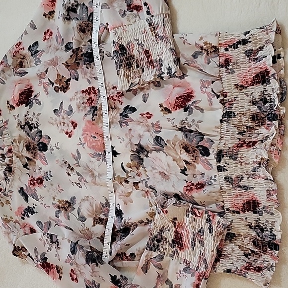 ROSE GARDEN SHEER TOP M - Picture 11 of 13